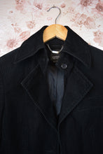 Charger l&#39;image dans la galerie, Veste noire en velours côtelé Esprit T.40
