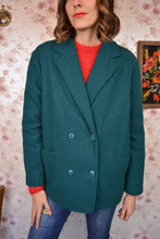 Charger l&#39;image dans la galerie, Manteau en laine vert T.42
